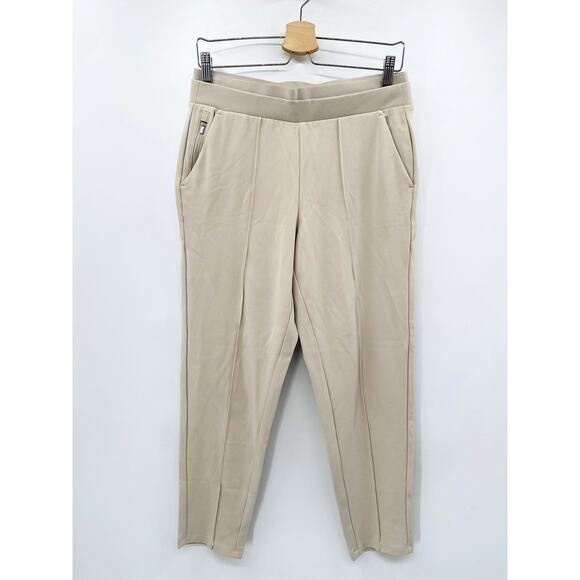 Athleta Size S Cream Venice Pintuck Pants - Picture 2 of 5